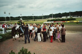 Siegerehrung im Trabreiten für Susan Walter